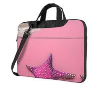 WXCJWD Laptop y tablet Pink Sand Beach, diseño elegante, tela duradera e impermeable, casual de negocios, Black, 13 inch