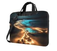 WXCJWD Laptop y tablet View under the moon, diseño elegante, tela duradera e impermeable, casual de negocios, Black, 15.6 inch