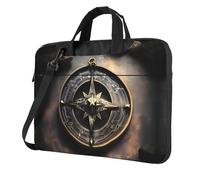 WXCJWD Magical Design Norse Runes Brújula para portátil y tableta, diseño elegante, tela duradera e impermeable, casual de negocios, Black, 13 inch