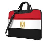 WXCJWD Ordenador portátil y tablet con bandera egipcia, diseño elegante, tela duradera e impermeable, casual de negocios, Black, 13 inch
