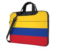 WXCJWD Ordenador portátil y tableta de la bandera de Colombia, diseño elegante, tela duradera e impermeable, informal de negocios, Black, 13 inch
