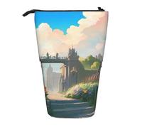 WXCJWD Outside The Castle Gate - Estuche telescópico retráctil para lápices y caja de almacenamiento de artículos de papelería, adecuado para entornos de oficina