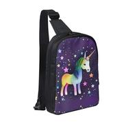 WXCJWD Pebbles in the Beach - Bolso bandolera para mujeres y hombres, bolso bandolera de moda, casual, con correa de hombro convertible., Estrella de un caballo, Talla única