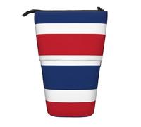 WXCJWD Portalápices telescópico retráctil con bandera holandesa, bolsa de maquillaje portátil y caja de almacenamiento de papelería, adecuada para entornos de oficina