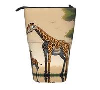 WXCJWD Portalápices telescópicos retráctiles para madre e hijo, bolsa de maquillaje portátil y caja de almacenamiento de papelería, adecuada para entornos de oficina