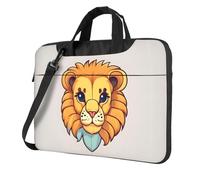 WXCJWD Portátil y tablet de dibujos animados, diseño elegante, tela duradera e impermeable, casual de negocios, Black, 14 inch