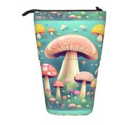 WXCJWD Pretty Little Mushrooms - Estuche telescópico retráctil para lápices y estuche de almacenamiento de papelería, adecuado para entornos de oficina