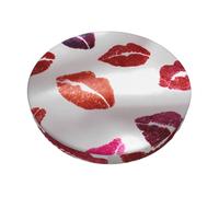 WXCJWD The Beauty of Lipstick Brands - Fundas de asiento redondas de 12 pulgadas, lavables, elásticas, para sillas de 12 a 14 pulgadas