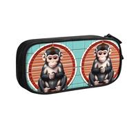 WXCJWD The Silent Monkey - Estuche grande y simple multifuncional para oficina