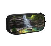 WXCJWD Waterfall Views - Estuche para lápices grande, simple, multifuncional, para oficina