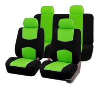 WXEXUDIN 9 Piezas Fundas Asientos Coche para Mercedes Benz GLA 200 d,Delanteros Y Traseros Juegos De Cubreasientos Protector Fundas Cómodo Asiento Accesorio,Green