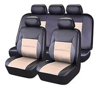 WXEXUDIN 9Pcs Coche Fundas Asientos para Opel Vectra C 2002 2003-2008,Juegos Coche Protector De Cubreasientos Delanteros Y Traseros Transpirables Accesorios,Beige
