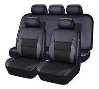 WXEXUDIN 9Pcs Coche Fundas Asientos para Opel Vectra C 2002 2003-2008,Juegos Coche Protector De Cubreasientos Delanteros Y Traseros Transpirables Accesorios,Black