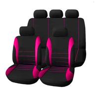 WXEXUDIN Coche Fundas Asientos Coche para Renault Megane Cabrio/Megane Grandtour/Megane RS/Megane RS/Megane RS,Fundas Asientos Coche Delanteros Y Traseros Cubreasientos Interior Accesorios (9 Piezas)