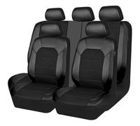 WXEXUDIN Coche Juegos Cubreasientos para Nissan Terrano (I, II) 1987-2003,Fundas Asientos Funda Asiento Juego Completo Protector Cubreasientos Interior Accesorios,A/Black