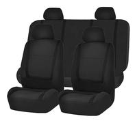 WXEXUDIN Fundas Asientos Coche para Nissan Qashqai J12 SUV 2021, 2022, 2023, 2024+, Universales para Delanteros Y Traseros Coche Fundas De Asientos Protection Accesorio Interior,Black