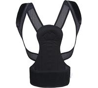 WXF86djl Corrector de Postura for Mujeres Respaldo Alisador Ajustable Comodidad Cinturón Invisible Estudiantes Adultos for Cuello Hombro Alivio del Dolor de Espalda Completamente,Black,M