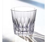 WXFFZ Vaso de whisky Edo Kirikos de cristal tallado a mano, vasos dobles de cóctel de cristal antiguo, vasos de cóctel para ron, vodka, licores para noches casuales o celebraciones especiales, 277.8 g