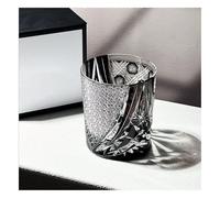 WXFFZ Vasos de whisky Edo Kirikos de cristal japonés tallado a mano, vaso de 325 ml, vaso de cóctel de bola baja para vodka escocés, bebidas alcohólicas, café, cerveza para fiesta de aniversario