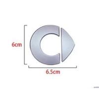 WXGBH Coche Emblema para Smart #1 2023 2024,Plástico ABS Logos Emblema Capo Emblema para Maletero Coche Pegatina Coche Calcomania Accesorios de Coche,Silver