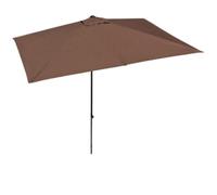 WXGMP Media Sombrilla Para Balcón Sombrilla Rectangular 250x130cm 200x100cm Parasol Para Porche Delantero, Verde/caqui/marrón(Brown,250x130cm)