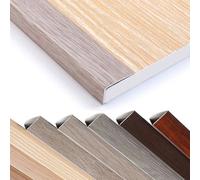 WXGMP Profilé D'angle En Metal Protector De Bordes Autoadhesivo Tira Protectora De Bordes 90cm Profilé De Protection D'angle(Time Grey,H1.2xW2.8cm)