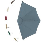 WXGMP Sombrilla Semicircular Toldo De Recambio 2.7m 5 Varillas Semi Sombrilla Tela De Repuesto Cubierta De Repuesto Para Sombrilla De Patio(Gray)