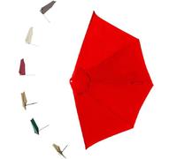 WXGMP Sombrilla Semicircular Toldo De Recambio 2.7m 5 Varillas Semi Sombrilla Tela De Repuesto Cubierta De Repuesto Para Sombrilla De Patio(Red)