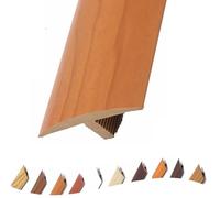 WXGMP T Universal Listones De Umbral Tira De Transición PVC Fácil De Cortar Listón De Cobertura Para El Suelo Listón De Unión De Huecos(Cherry)