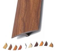 WXGMP T Universal Listones De Umbral Tira De Transición PVC Fácil De Cortar Listón De Cobertura Para El Suelo Listón De Unión De Huecos(Thai teak)