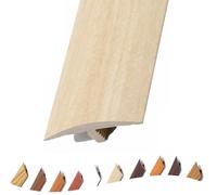WXGMP T Universal Listones De Umbral Tira De Transición PVC Fácil De Cortar Listón De Cobertura Para El Suelo Listón De Unión De Huecos(Maple)