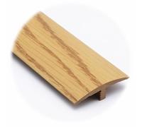 WXGMP Tapajuntas Suelo Moldura En T Perfil De Transición Autoadhesivo PVC Tira De Umbral 90cm Tira De Transición De Puerta(Oak color)