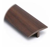 WXGMP Tapajuntas Suelo Moldura En T Perfil De Transición Autoadhesivo PVC Tira De Umbral 90cm Tira De Transición De Puerta(Black walnuts)