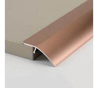 WXGMP Tiras De Transición De Piso Aluminio Reductor De Umbral Para Tablones Laminados Azulejos Perfil De Transición Para Suelo Con Desnivel(Rose gold,150cm/59in)