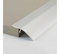 WXGMP Tiras De Transición De Piso Aluminio Reductor De Umbral Para Tablones Laminados Azulejos Perfil De Transición Para Suelo Con Desnivel(Silver,50cm/20in)