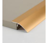 WXGMP Tiras De Transición De Piso Aluminio Reductor De Umbral Para Tablones Laminados Azulejos Perfil De Transición Para Suelo Con Desnivel(Titanium gold,100cm/39in)