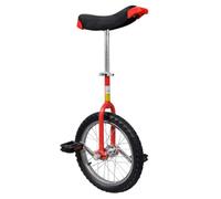 WXGTBKPR Monociclo de 16 pulgadas ajustable con marco de acero para jóvenes y adultos, color verde