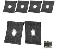 Wxinsheng 6 PCS Ganchos de Toldo para Camping,Ganchos para Toldos de 5/6mm - 7/8mm, Instalación Sin Herramientas para Caravanas,Tiendas de Campaña