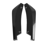 WXJFFF Difusor Alerón Parachoques Trasero para Citroen C4 Aircross 2012 2013 2014 2015 2016 2017, 2 Piezas Esquina Protectora de Labios Trasera Antiarañazos Accesorios,Black