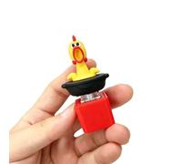 WXJHNYBS Seagull Mine Button Keychain, Con Sonido Real Y Luz Led,Recargable Llavero Con BotóN De Sonido De La Mina De Gaviota Para Divertirse Y Aliviar El EstréS,B-1pcs