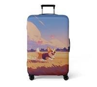wxlmom Funda Maleta Grande Corazón Rosa De Viaje Suave De Anti-Polvo Fundas para Maletas,3D Elástica Luggage Cover con Cremallera,Equipaje De Viaje Cubierta
