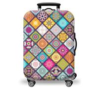 wxlmom Funda Maleta Grande Geometría del Color De Viaje Suave De Anti-Polvo Fundas para Maletas,3D Elástica Luggage Cover con Cremallera,Equipaje De Viaje Cubierta(XL)