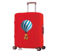 wxlmom Funda Maleta Grande Globo Rojo De Viaje Suave De Anti-Polvo Fundas para Maletas,3D Elástica Luggage Cover con Cremallera,Equipaje De Viaje Cubierta(XL)