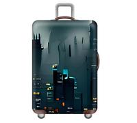 wxlmom Funda Maleta Grande Gris De Viaje Suave De Anti-Polvo Fundas para Maletas,3D Elástica Luggage Cover con Cremallera,Equipaje De Viaje Cubierta(XL)