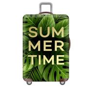 wxlmom Funda Maleta Grande Hojas Verdes De Viaje Suave De Anti-Polvo Fundas para Maletas,3D Elástica Luggage Cover con Cremallera,Equipaje De Viaje Cubierta(XL)