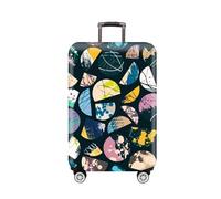wxlmom Funda Maleta Grande Patrones Geométricos De Viaje Suave De Anti-Polvo Fundas para Maletas,3D Elástica Luggage Cover con Cremallera,Equipaje De Viaje Cubierta(XL)