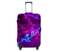 wxlmom Funda Maleta Grande Púrpura De Viaje Suave De Anti-Polvo Fundas para Maletas,3D Elástica Luggage Cover con Cremallera,Equipaje De Viaje Cubierta(L)