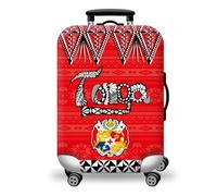 wxlmom Funda Maleta Grande Rojo De Viaje Suave De Anti-Polvo Fundas para Maletas,3D Elástica Luggage Cover con Cremallera,Equipaje De Viaje Cubierta(XL)
