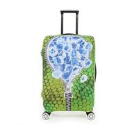 wxlmom Funda Maleta Hielo Verde De Viaje Suave De Anti-Polvo Fundas para Maletas,3D Elástica Luggage Cover con Cremallera,Equipaje De Viaje Cubierta(M)