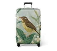 wxlmom Funda Maleta Pájaro Amarillo Equipaje Cubierta Impresión Elástico Lavable para Maleta,Reutilizable Protectora Equipaje De Viaje, Suave De Anti-Polvo